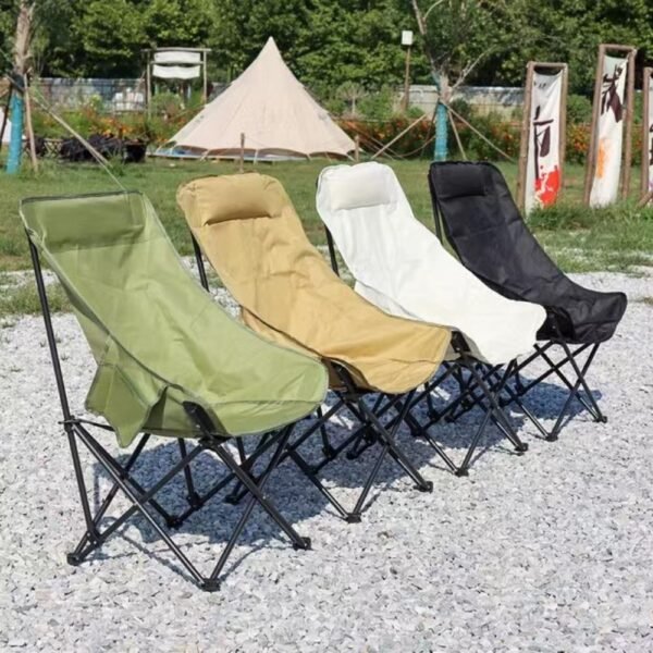 Buying Popular Camping Chair High-back Moon Oxford Cloth Chair