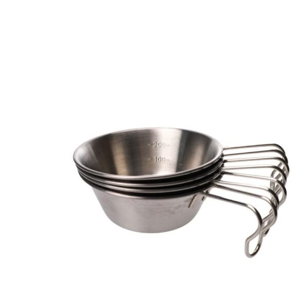 Outdoor Glamping Portable Stainless Steel Sierra Bowls Set - Image 4